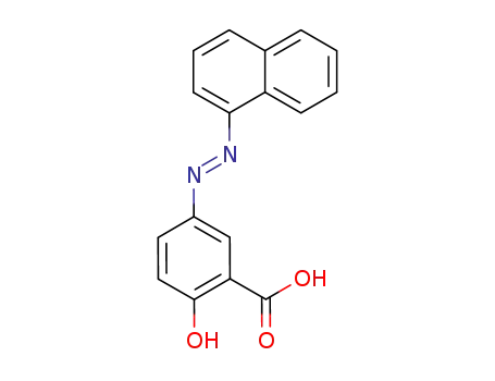 2-hydroxy-5-[1]naphthylazo-benzoic acid